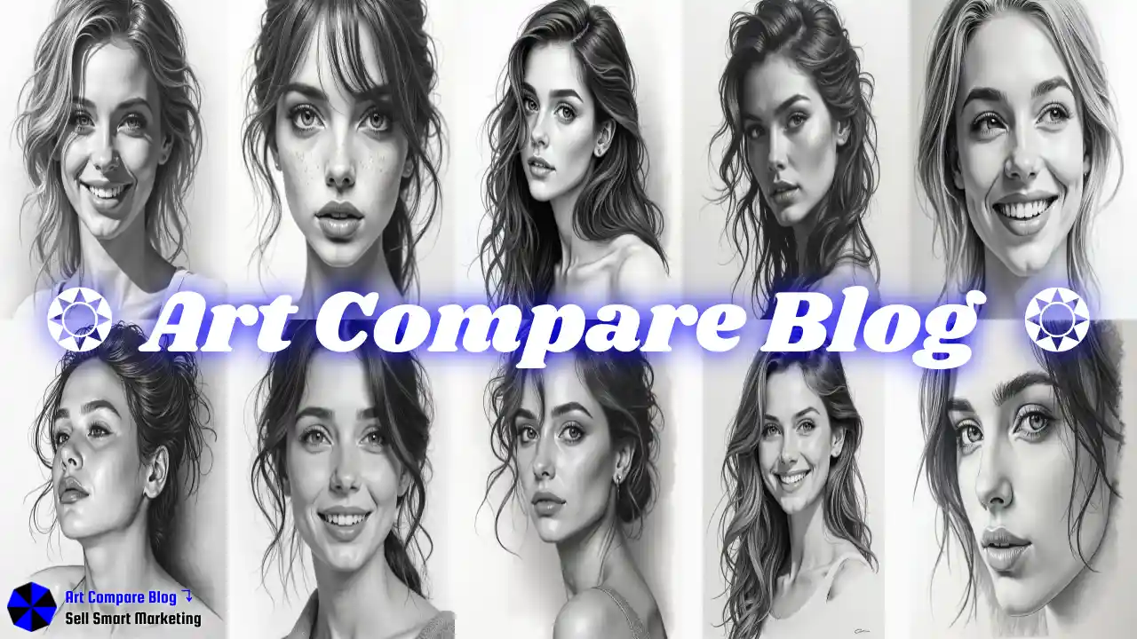 Smiling Woman Pencil Portrait