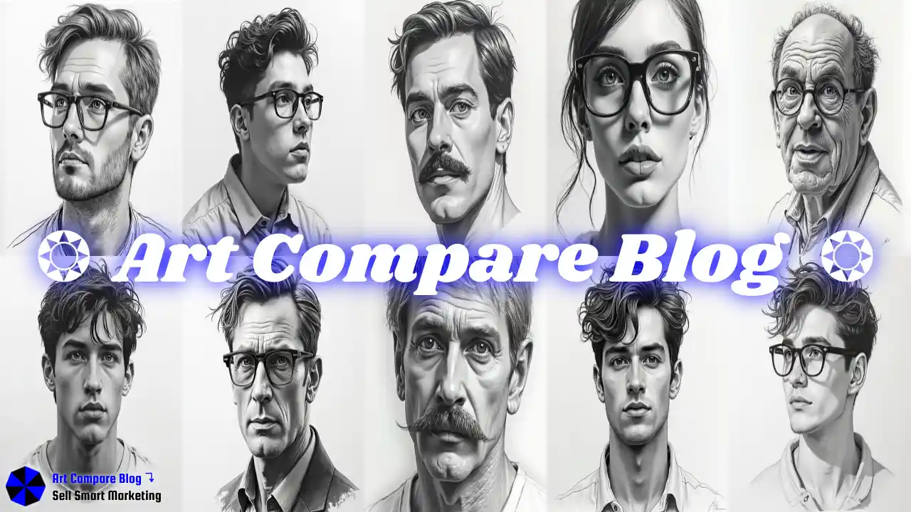 Man with Glasses Pencil Sketch