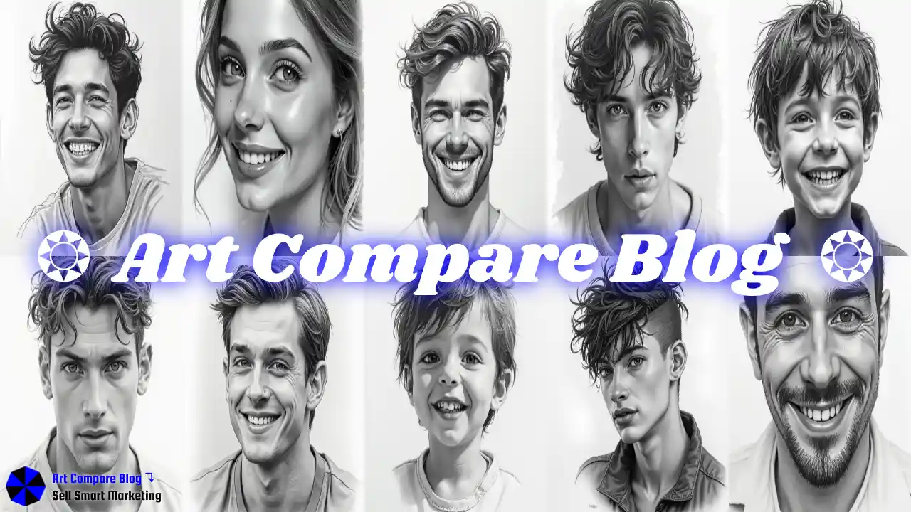 Smiling Young Man Pencil Sketch