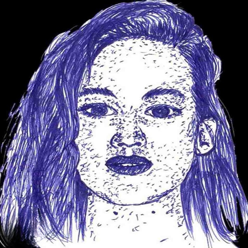 Cobalt Allure-A Gaze Alive in Lines, Shadow, and Story-1