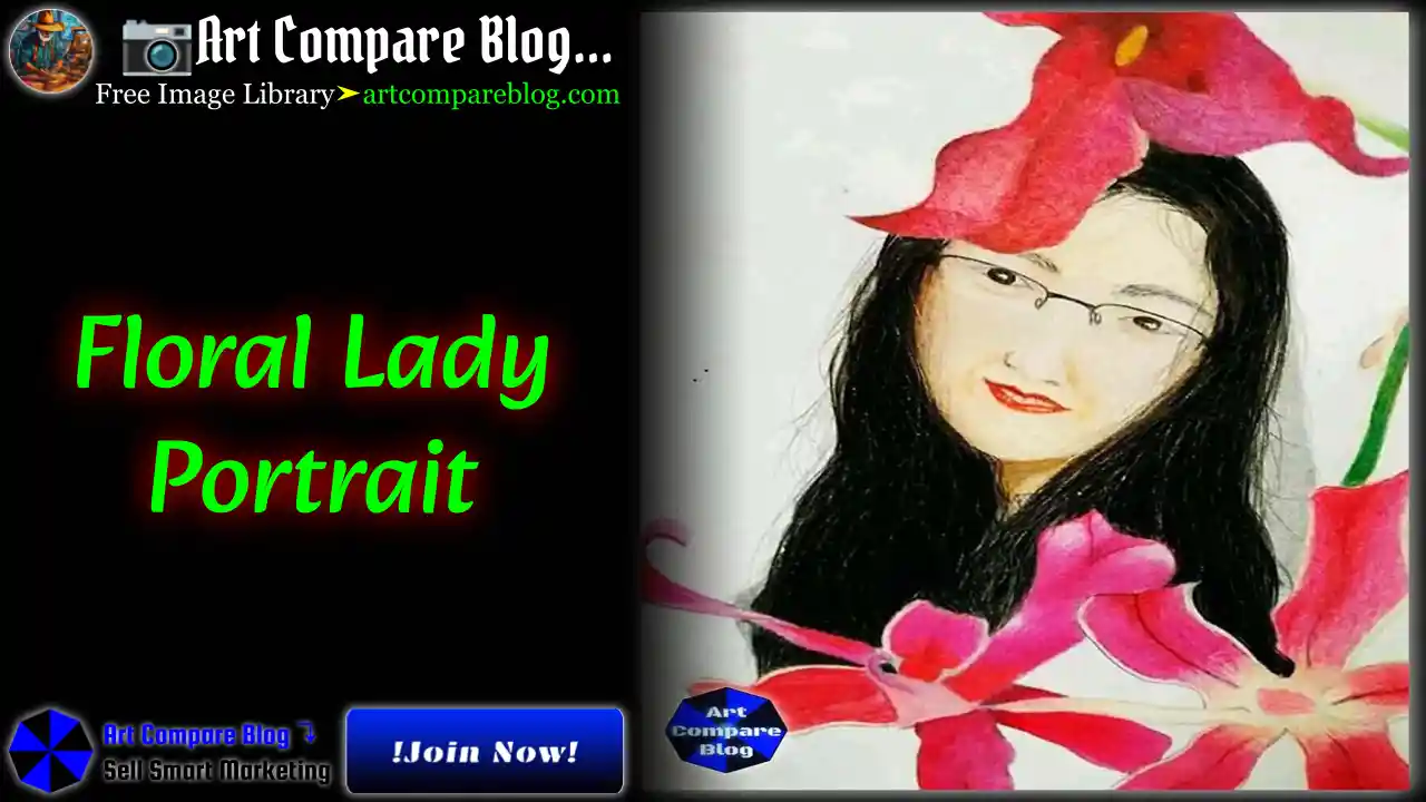 Floral Lady Portrait