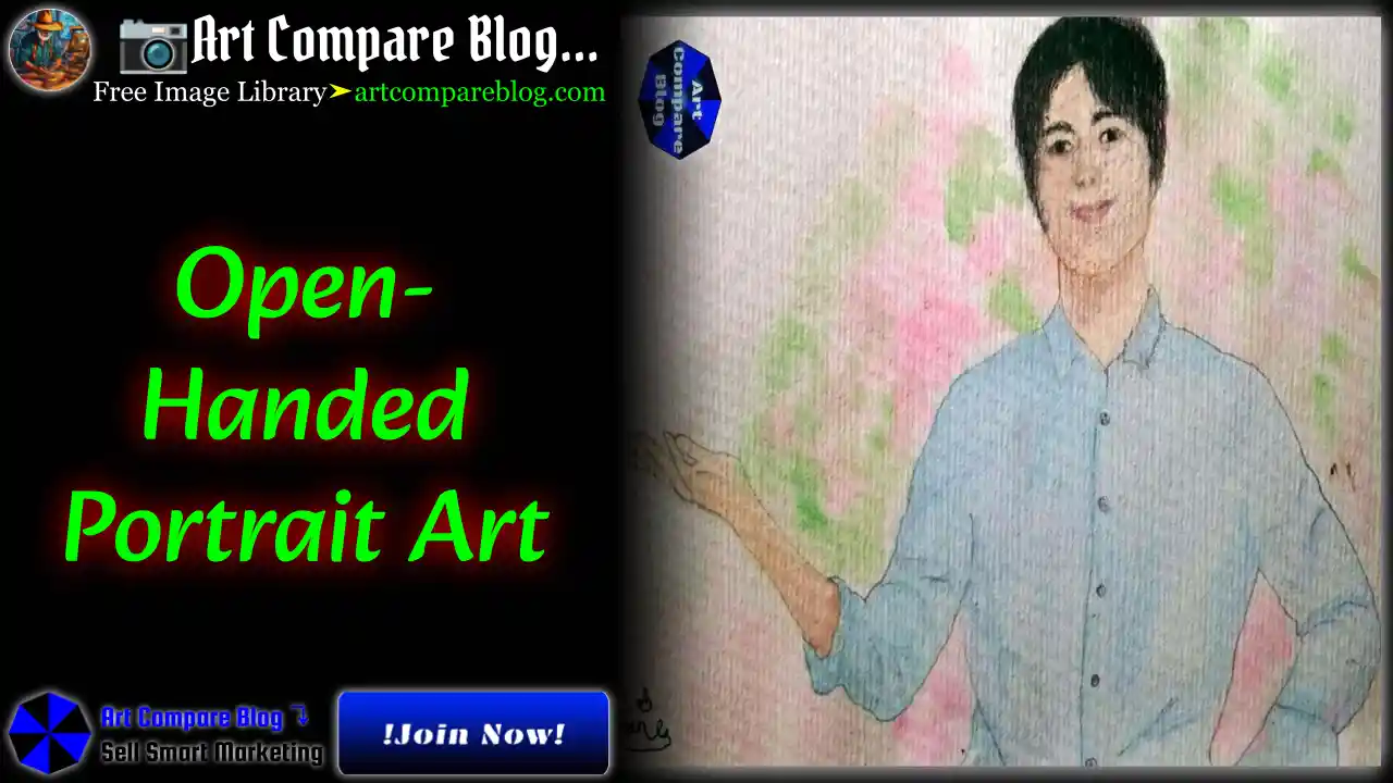 Open-Handed Portrait Art
