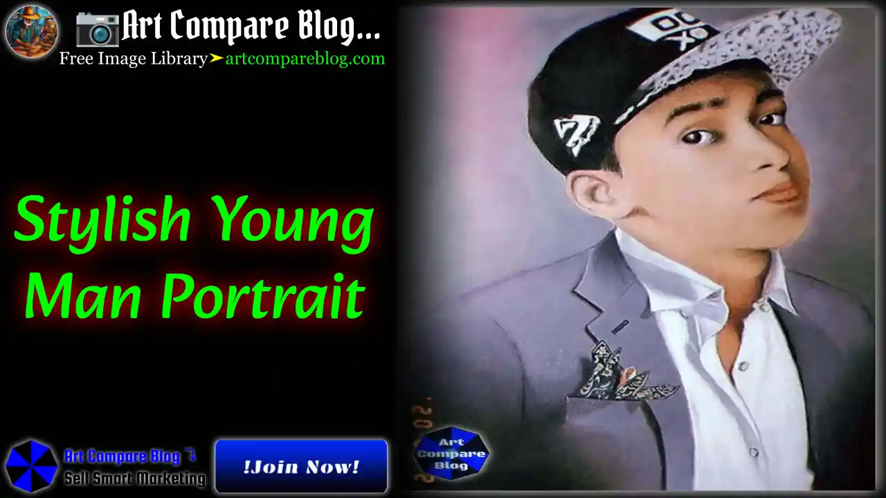 Stylish Young Man Portrait