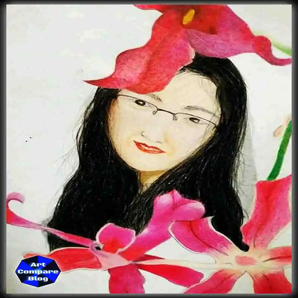 Floral Lady Portrait