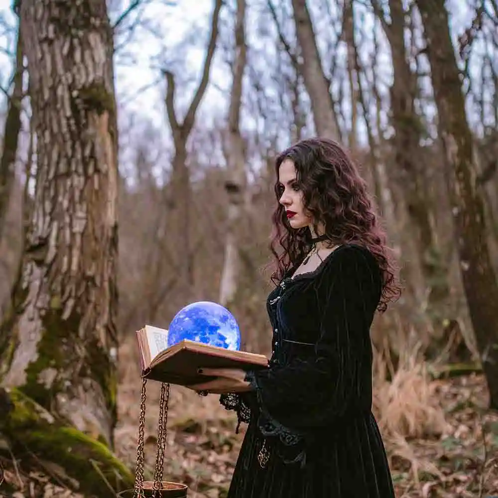 Human Wizard with glowing spellbook-2