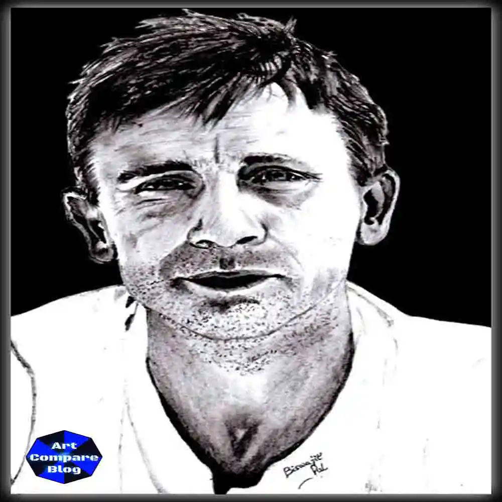 Realistic Male Portrait Sketch