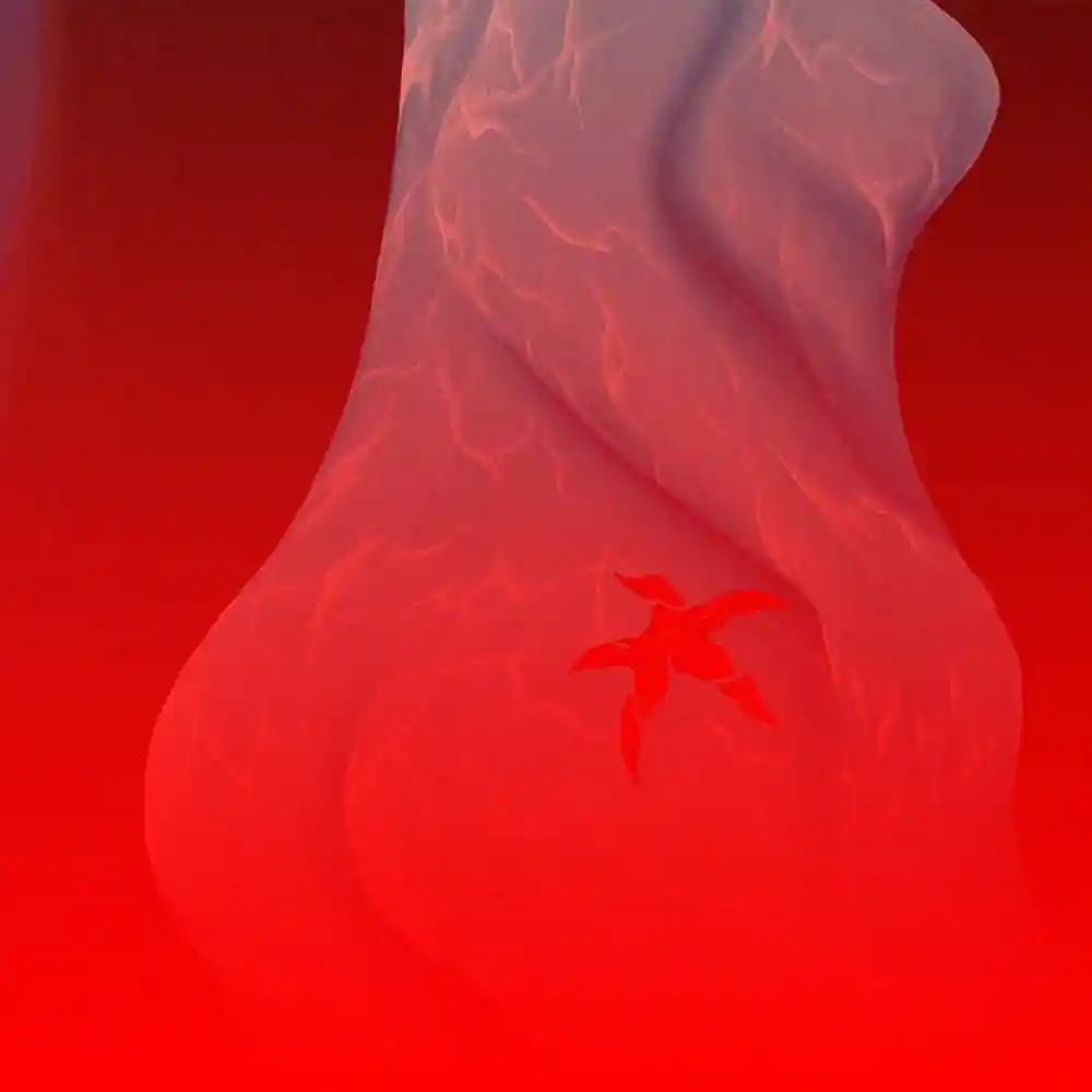 Abstract Nude Ocean Body Art