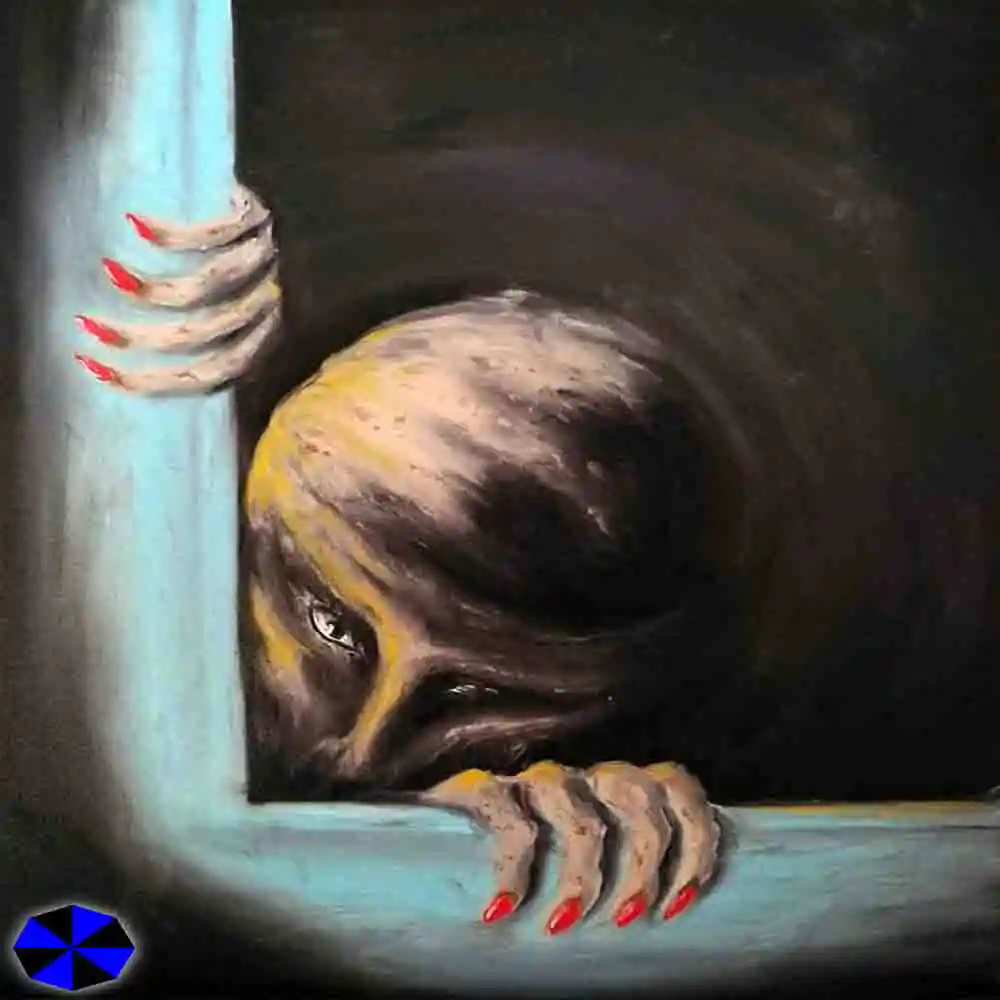 Dark Creepy Horror Art Painting