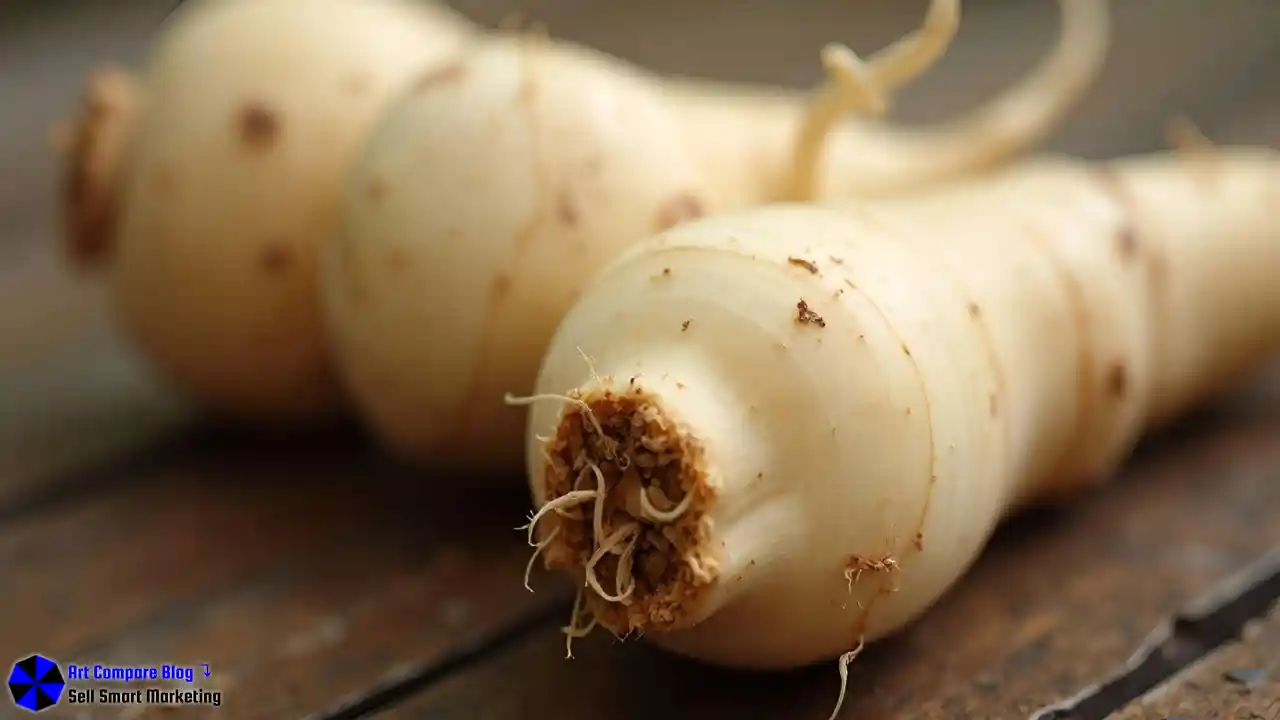 Unprocessed Parsnip Vegetable Natural Texture Photo