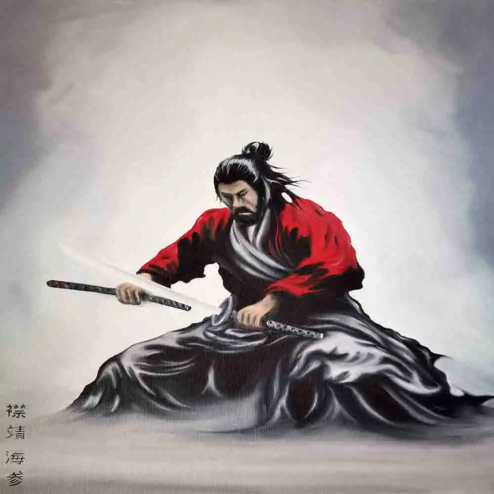 Samurai Warrior with Dual Katana