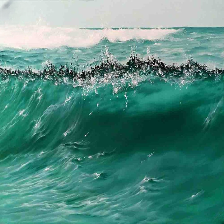 Crashing Ocean Wave With Splash