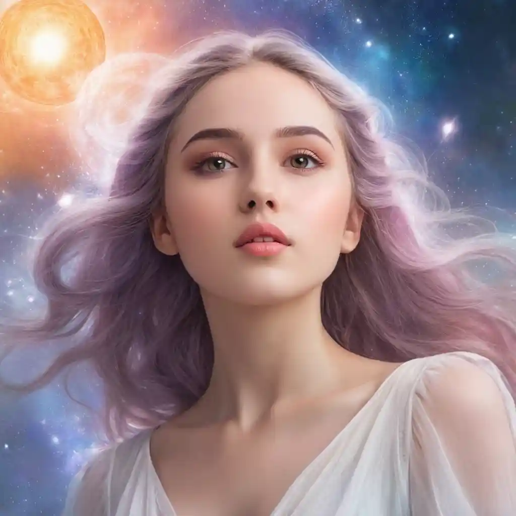 Artistic pencil shading of a young woman