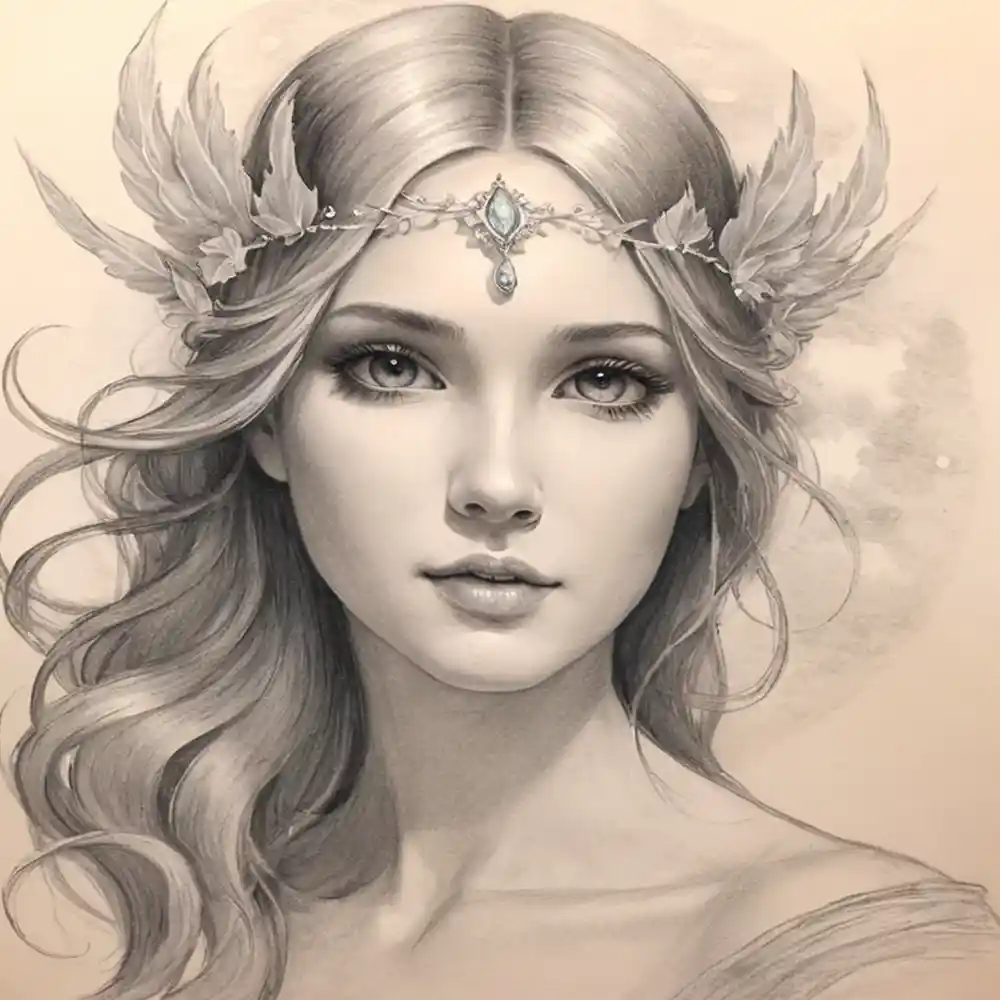 Handmade Portrait Art Graphite Pencil Sketch