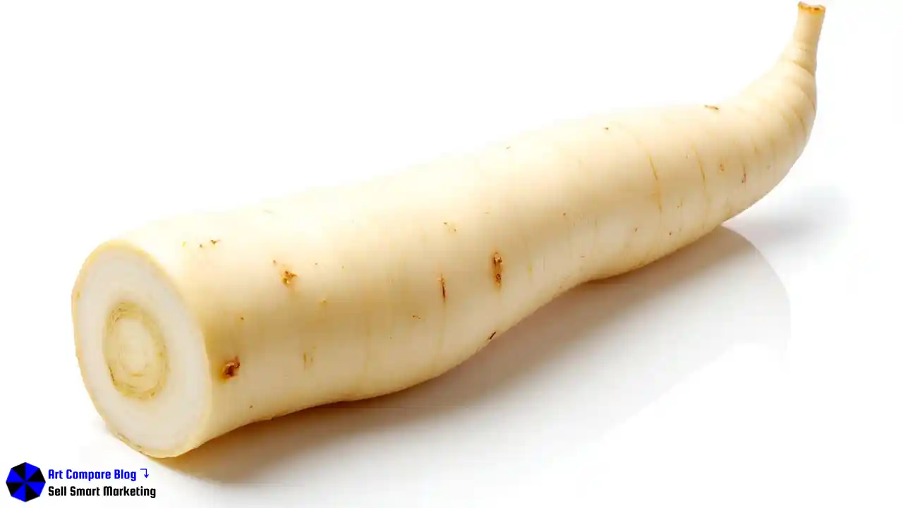 Whole Parsnip Vegetable Isolated Studio Shot