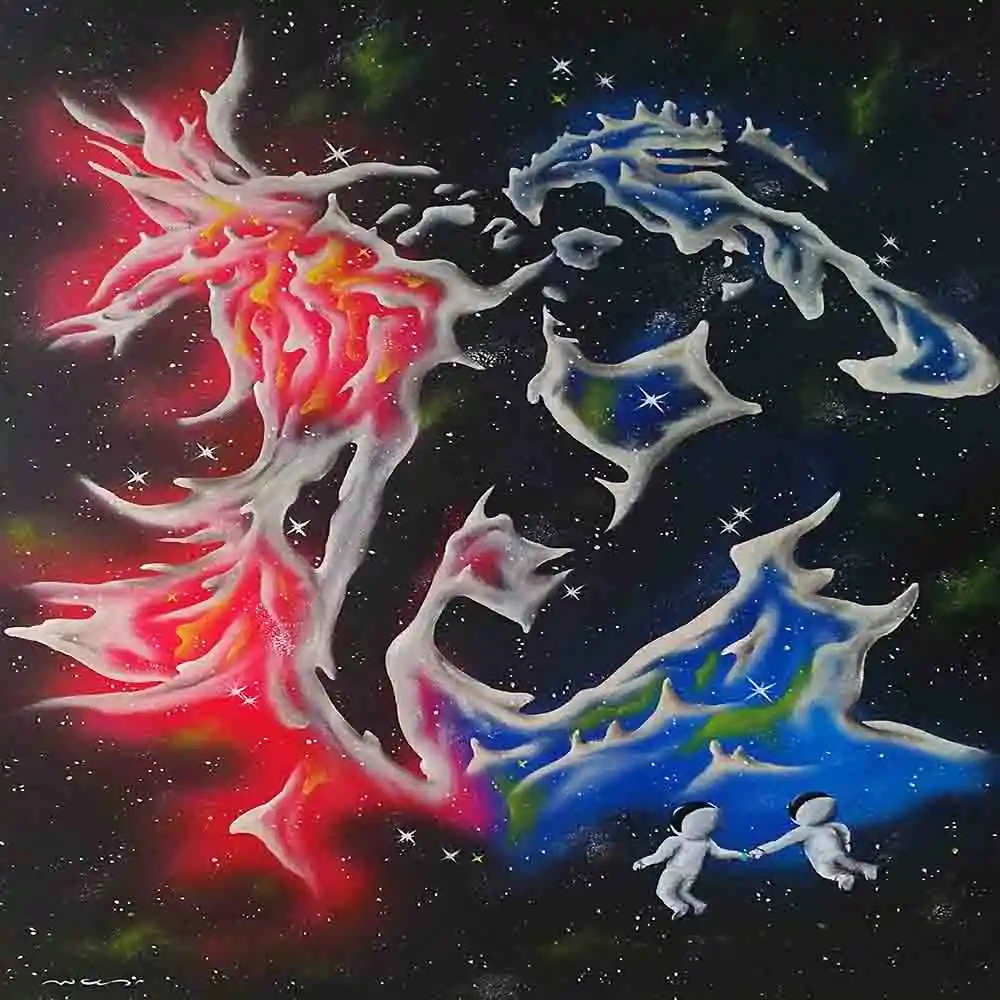 Cosmic Love in Astral Flames