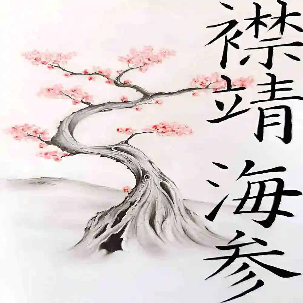 Elegant Japanese Cherry Blossom Art