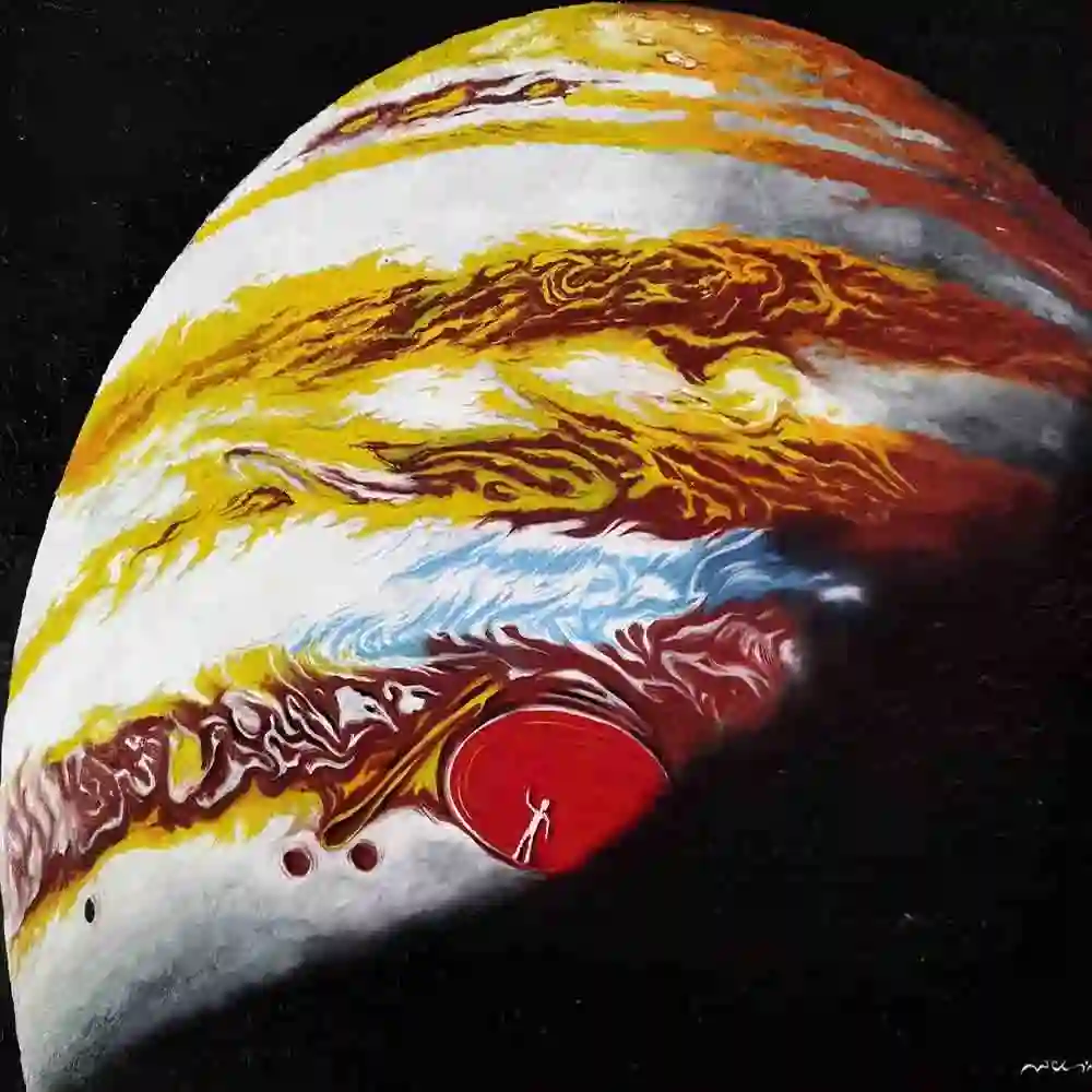 Surreal Jupiter Planet Space Art
