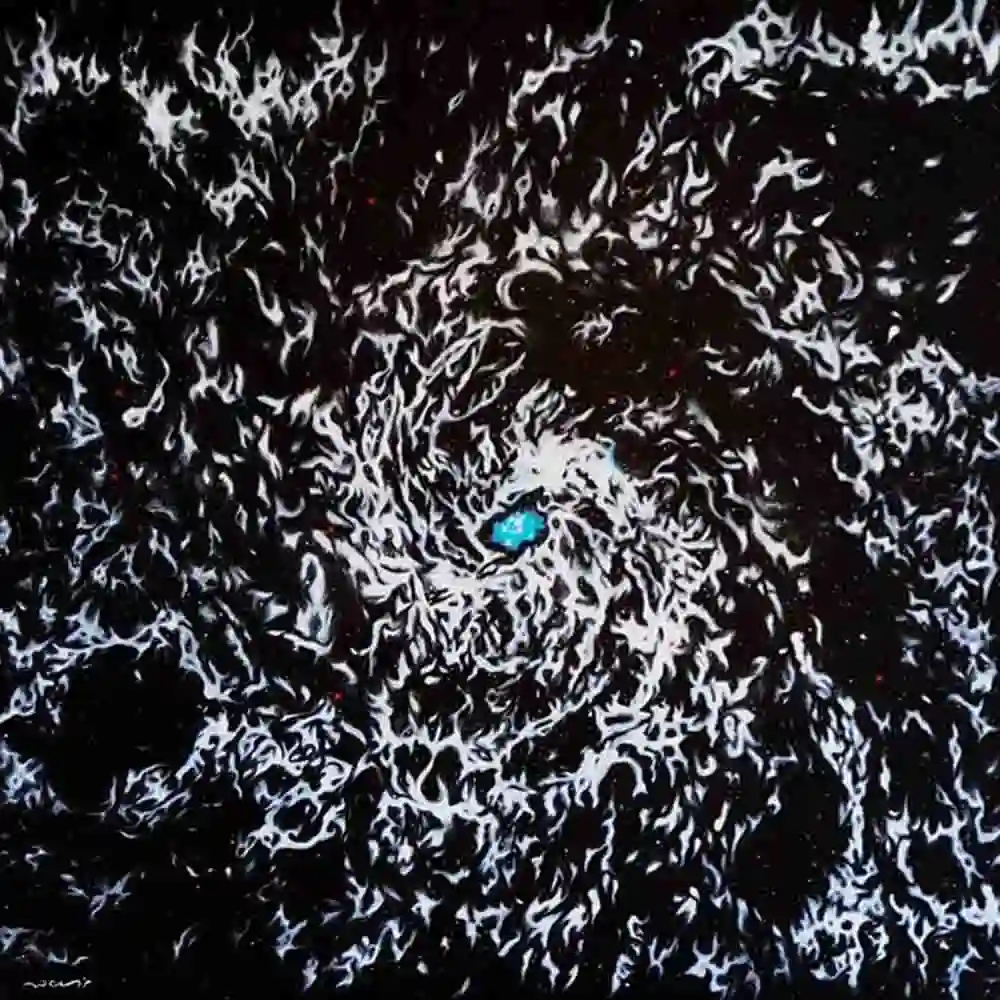 Abstract Cosmic Swirl Space Art