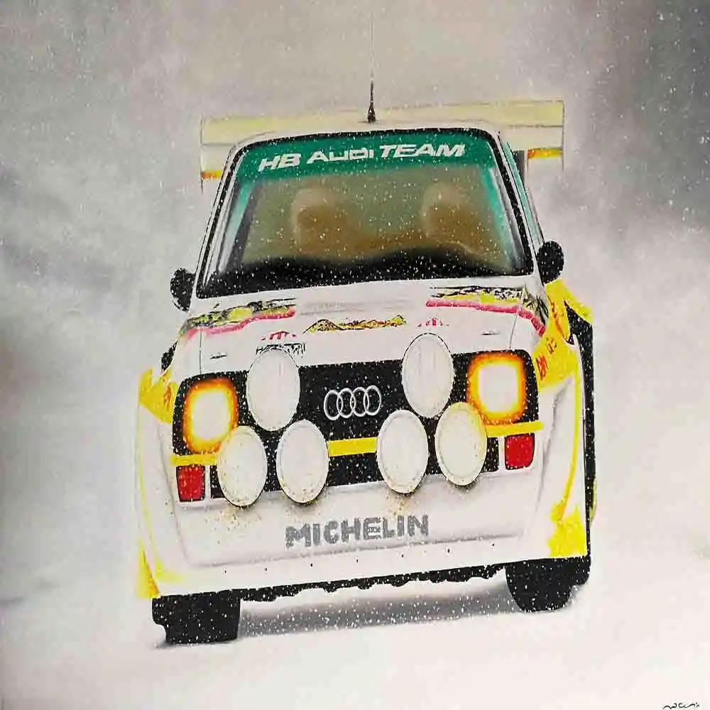 Audi Quattro Rally Car Power