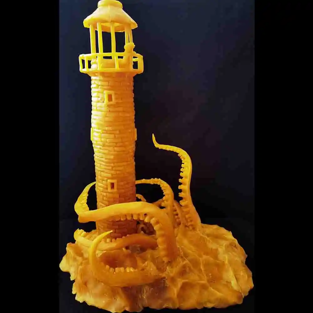 3D Printed Lighthouse Sea Monster