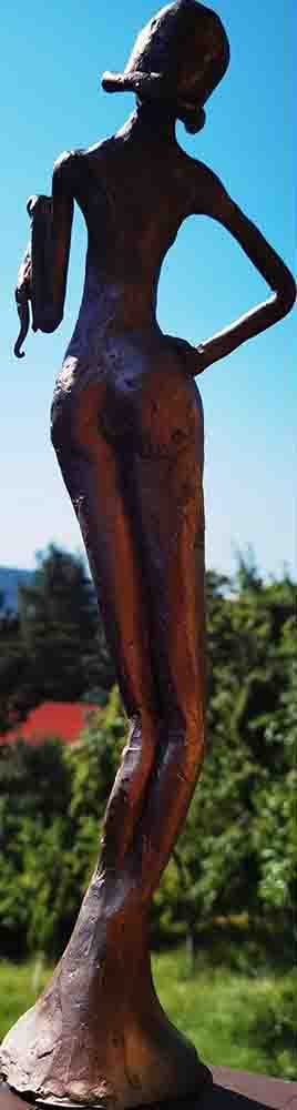 Bronze Woman Sculpture Outdoor Art-1