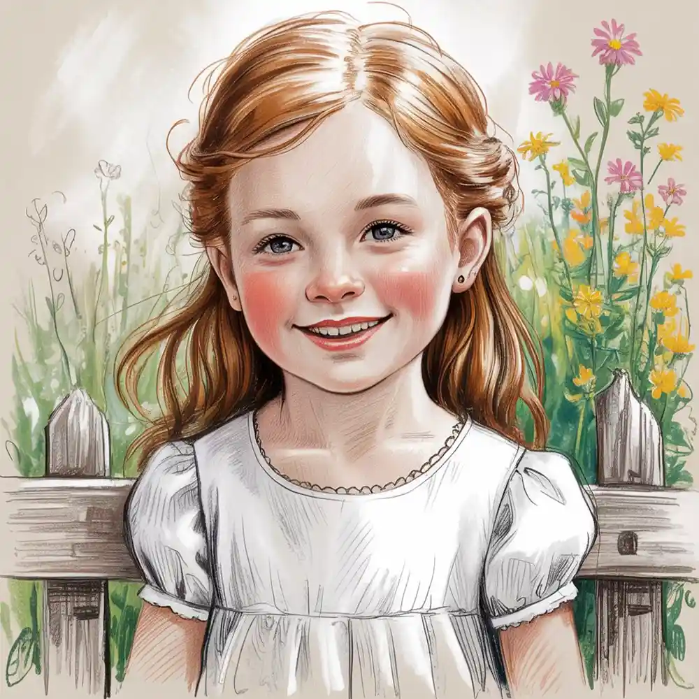 Realistic Woman Pencil Sketch-0018