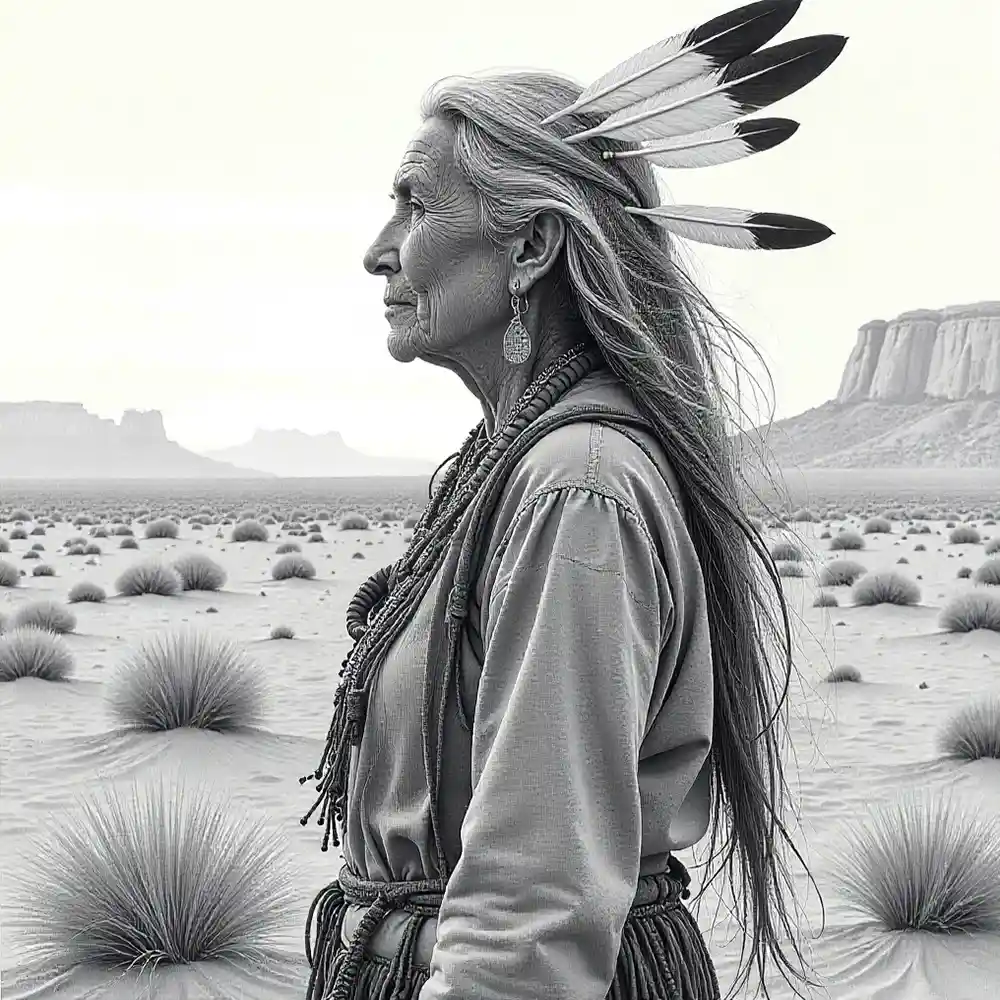 Realistic Woman Pencil Sketch-0022