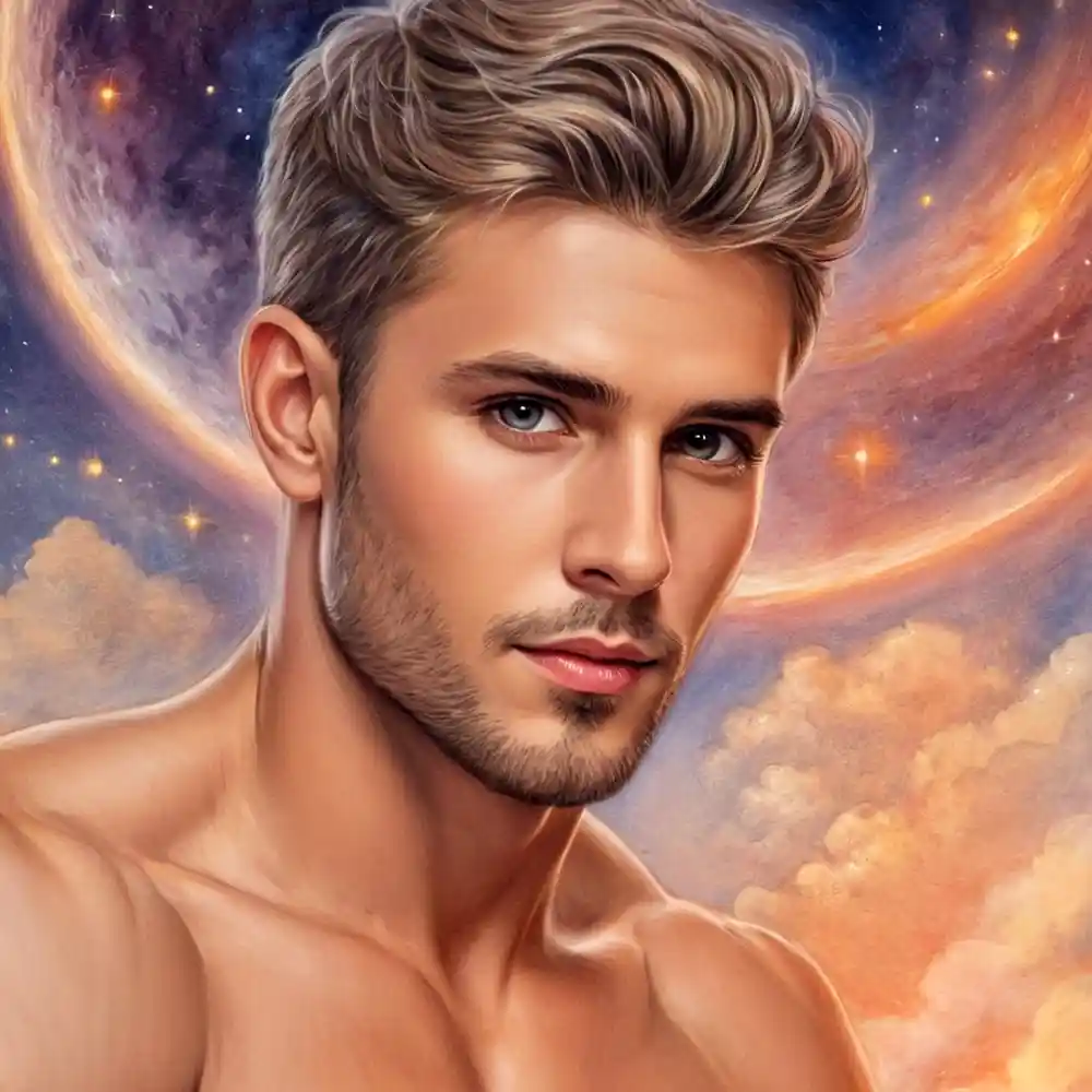 Realistic Pencil Sketch Artwork Male Portrait