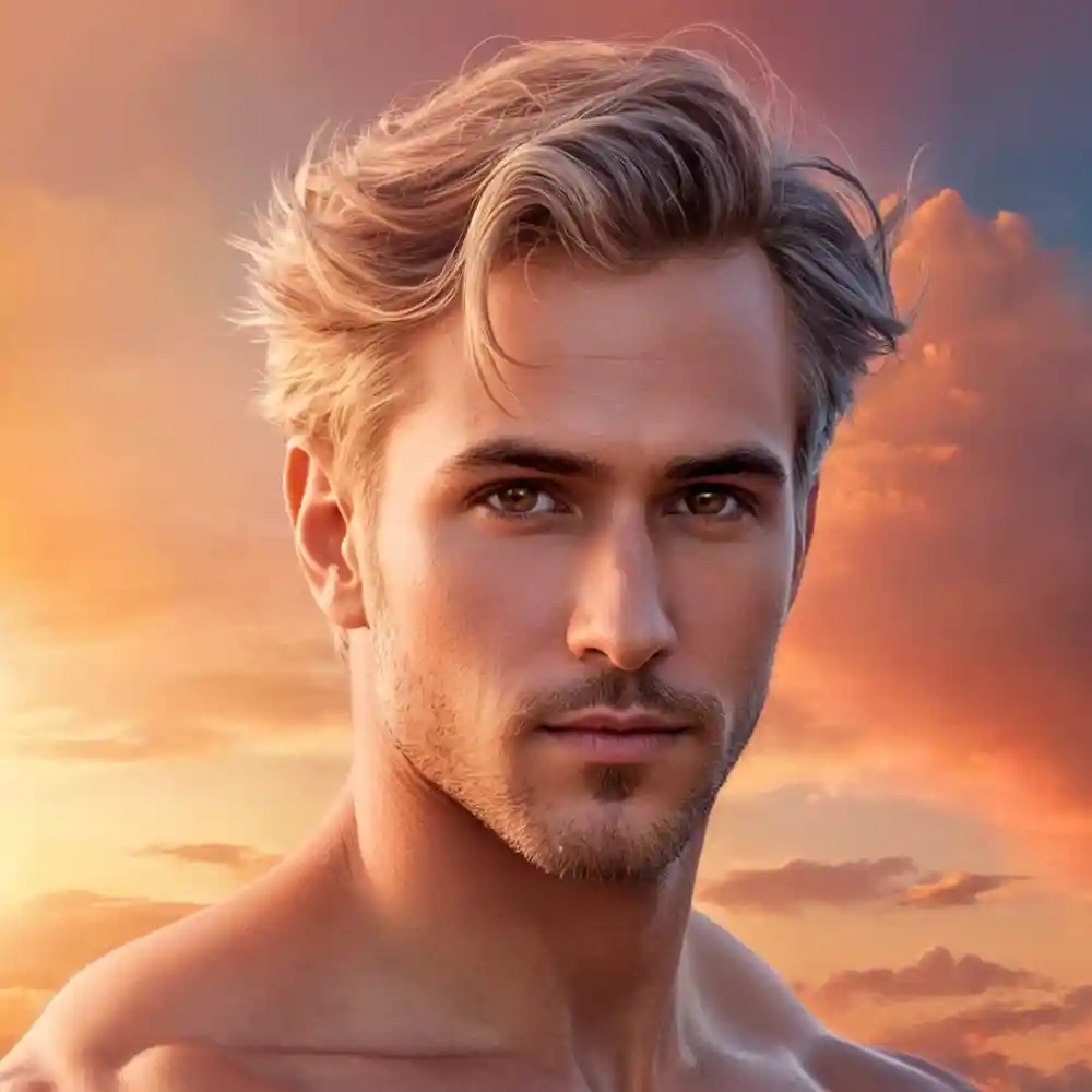 Realistic Sketch Drawing Man’s Half Face