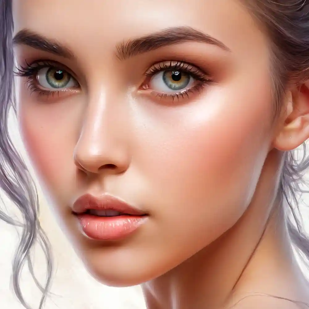 Realistic Half-Face Sketch Portrait Artwork