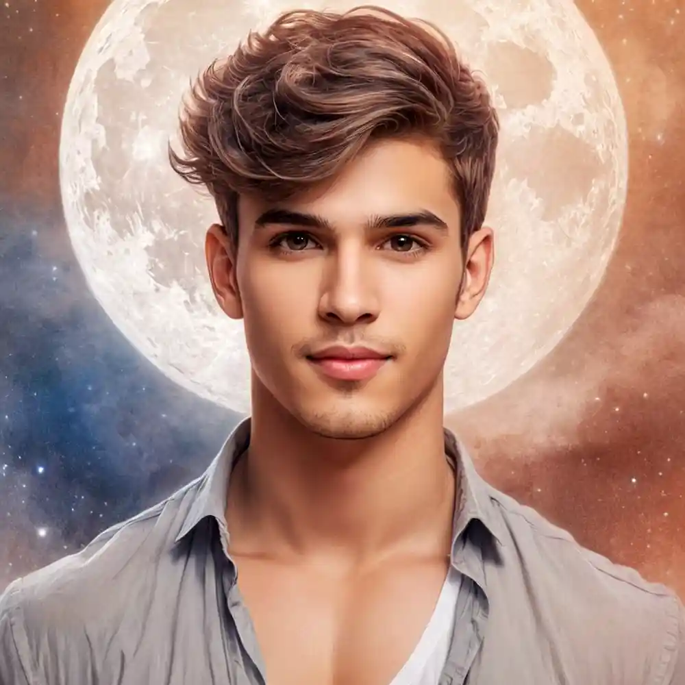 Pencil Sketch Artwork Young Man Half Portrait