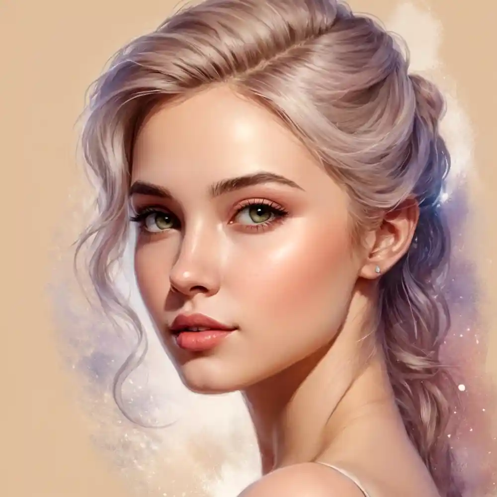 Handmade Realistic Sketch Portrait Half View