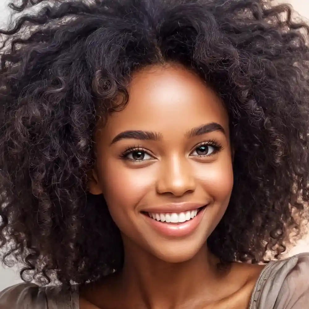 Black Sketch Portrait Drawing With Smile