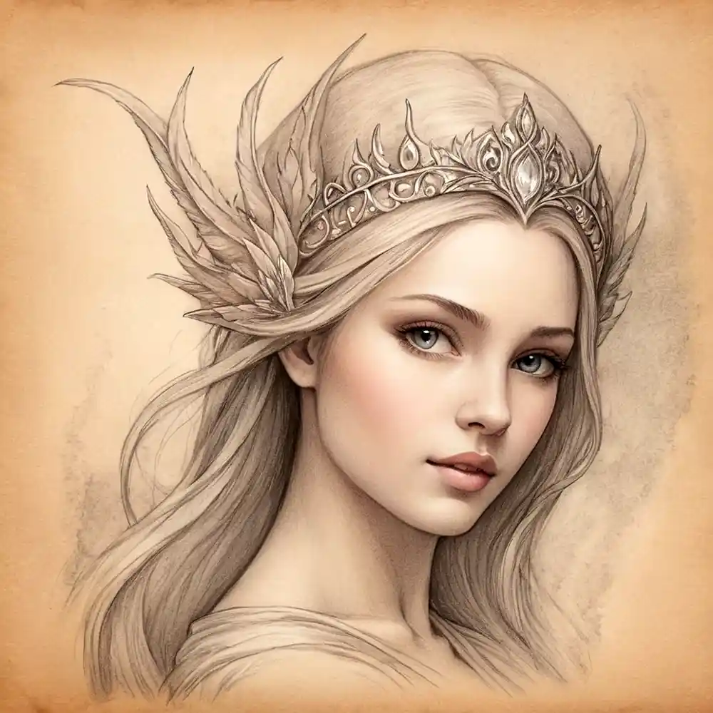 Handmade Pencil Sketch Half Portrait Shading