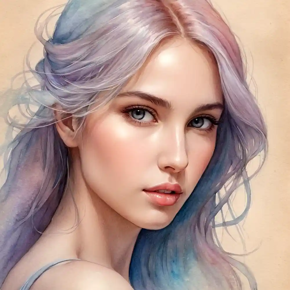 Pencil Sketch Half Face Portrait Drawing Art