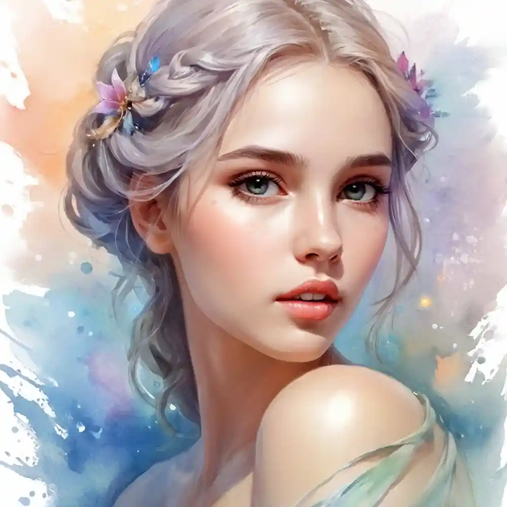 Handmade Portrait Sketch Half Figure Drawing