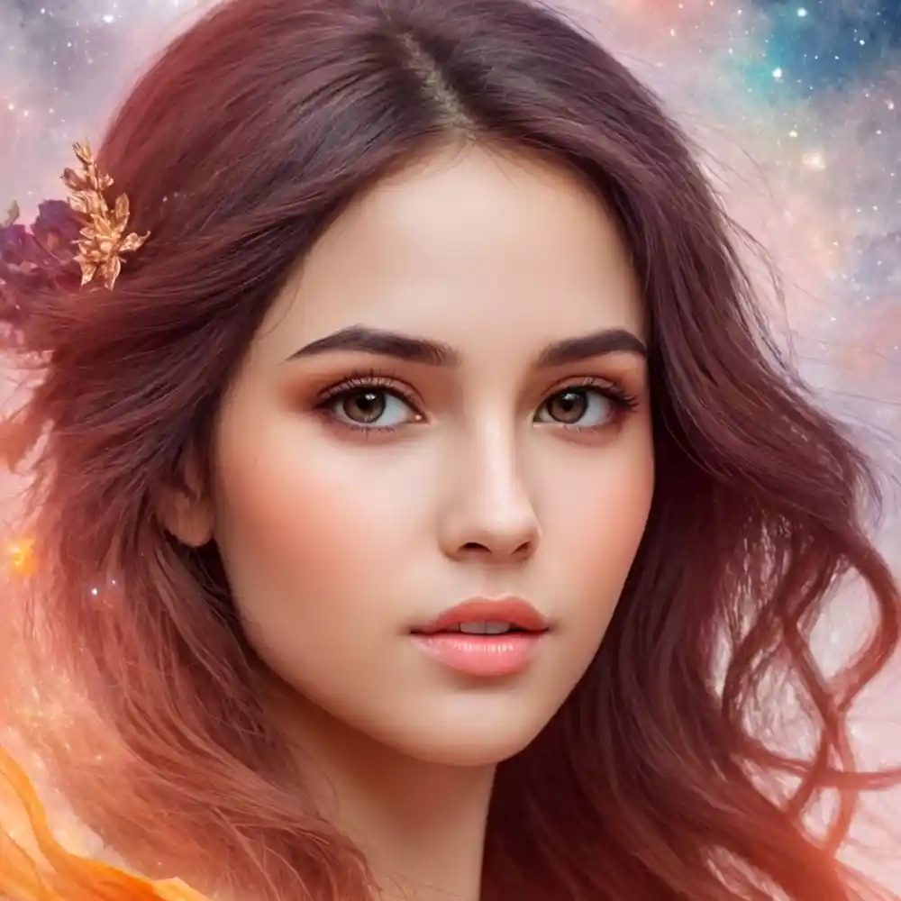 Realistic Portrait Drawing Handmade Half View