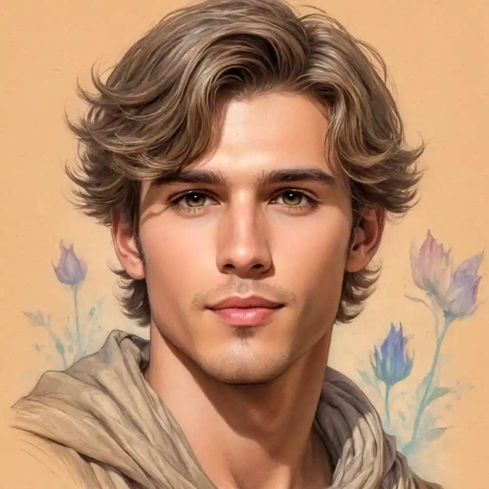 Portrait Sketch Pencil Shading Young Male