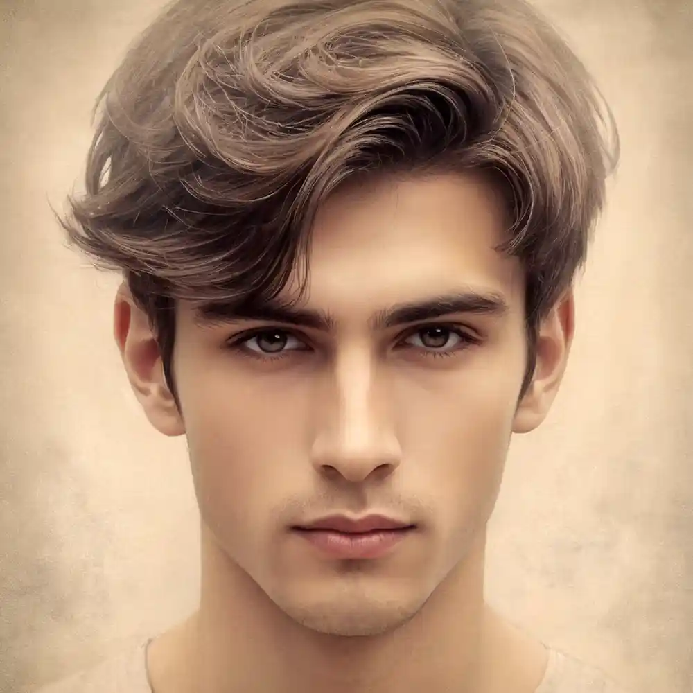 Graphite Drawing Of Young Man Portrait