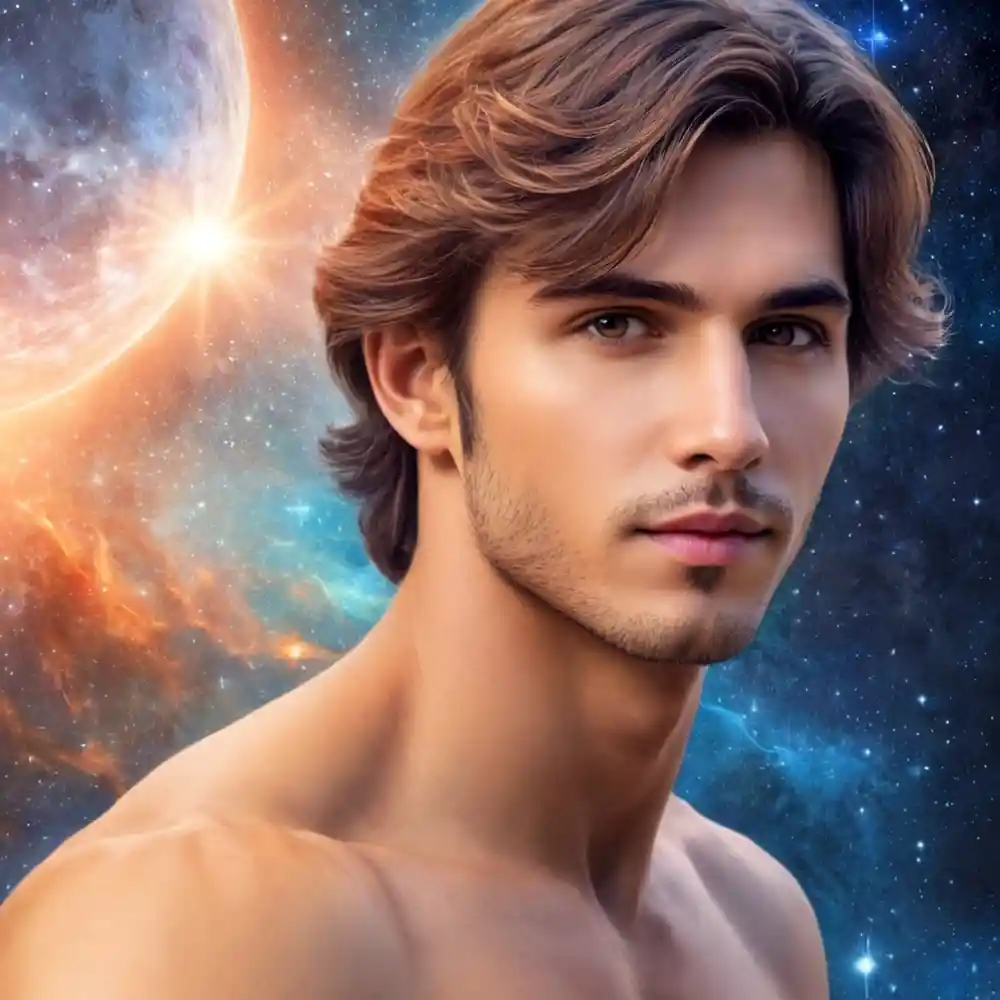 Realistic Sketch Portrait Of A Male Figure