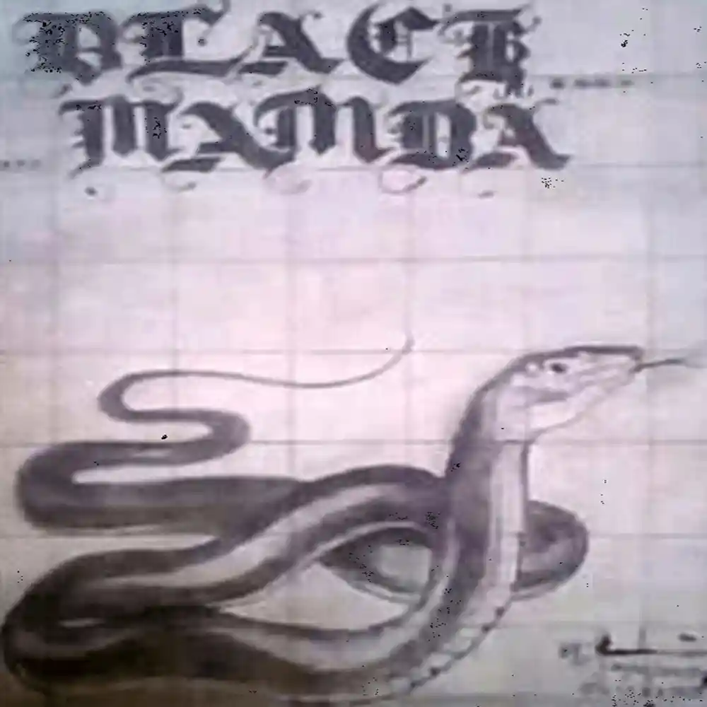 Black Magic Snake Occult Illustration