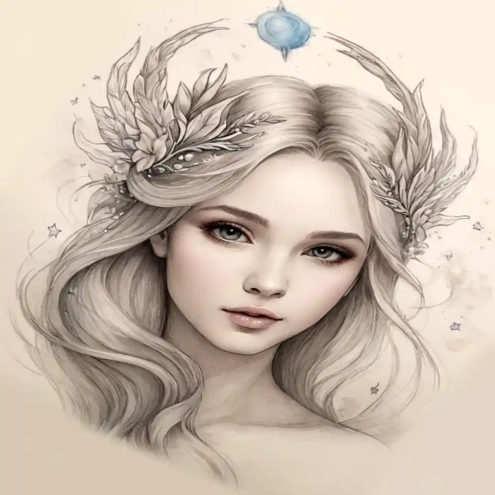 Handmade Sketch Portrait In Pencil Shading