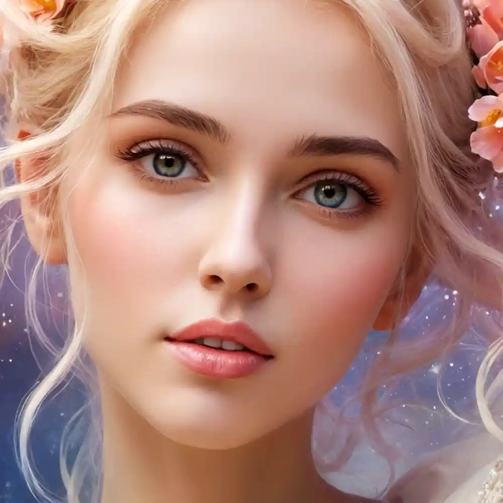 Realistic Close-Up Portrait Sketch Handmade