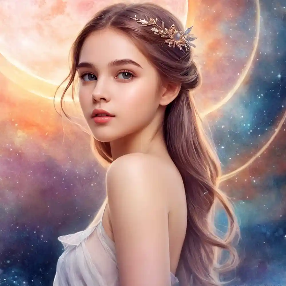 Girl Pencil Drawing With Natural Expression