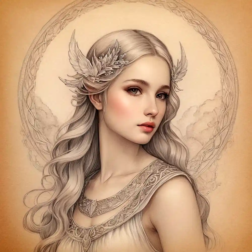 Handmade Pencil Drawing Portrait Shading