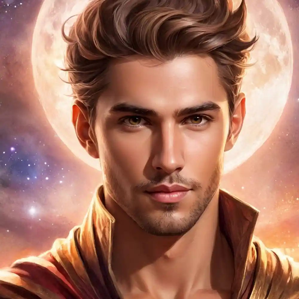 Male Portrait Close-Up Handmade Sketch Art