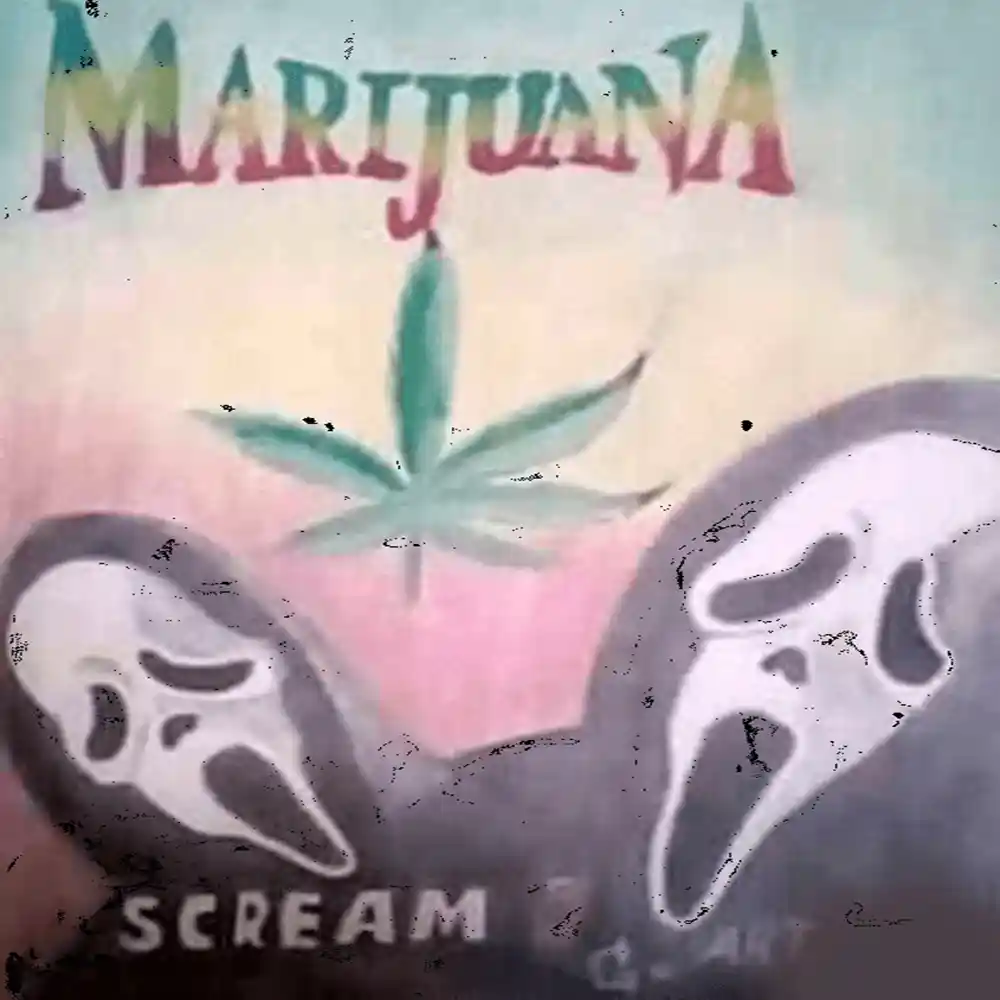 Abstract Horror Masks Psychedelic Art