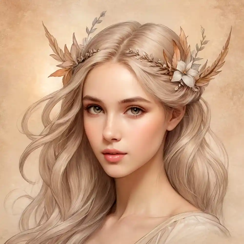 Portrait Sketch With Soft Pencil Shading