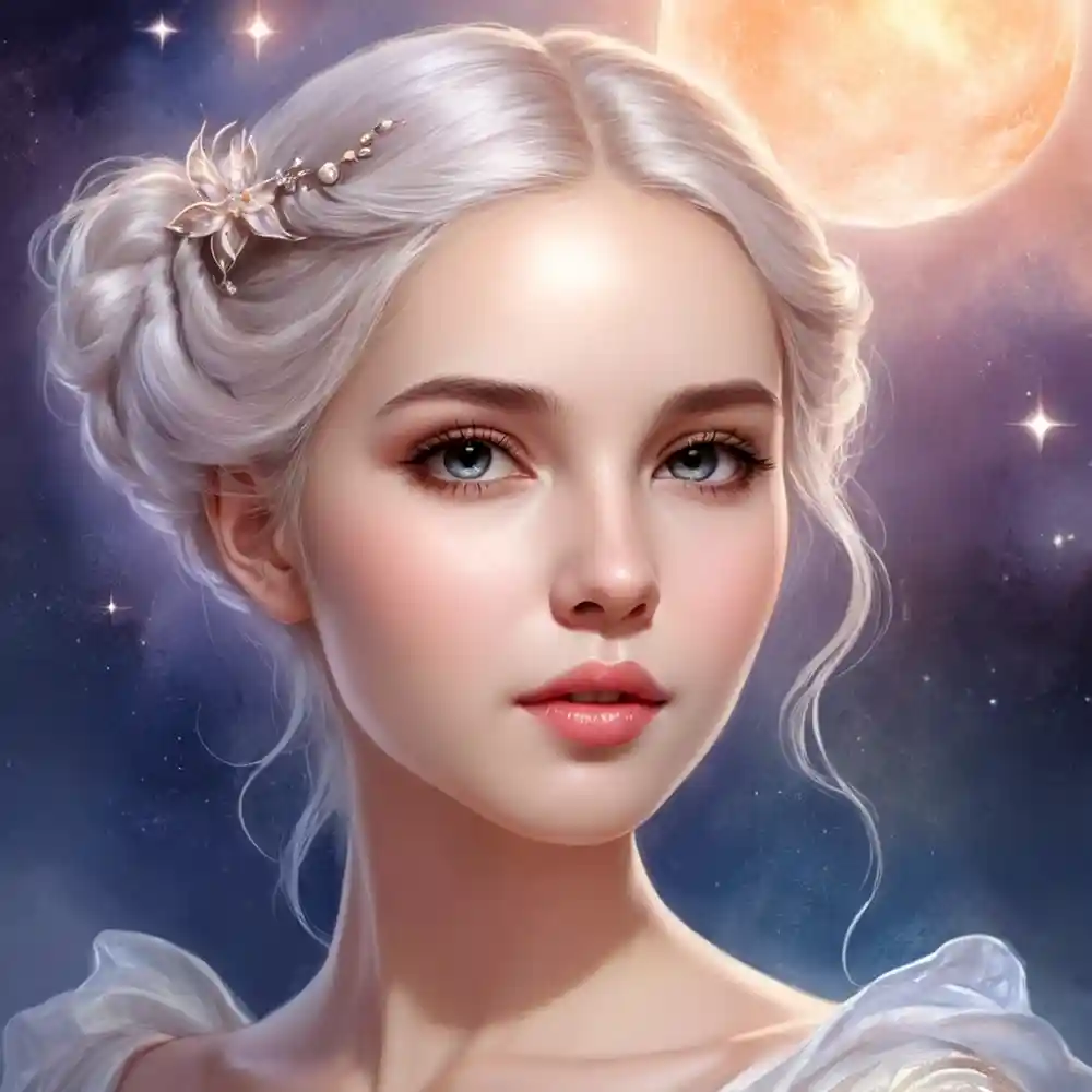 Female Portrait Artwork Hand-Drawn In Pencil