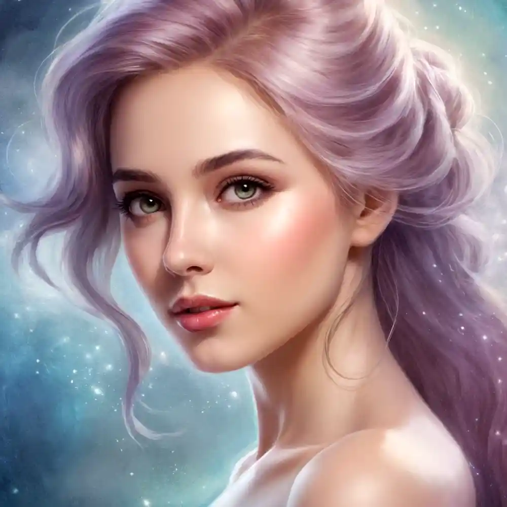 Shaded Pencil Sketch Portrait Of A Lady